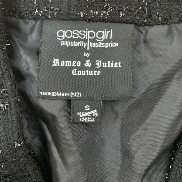 Gossip Girl for R&J Couture Black Fitted Blazer - Picture 6 of 9